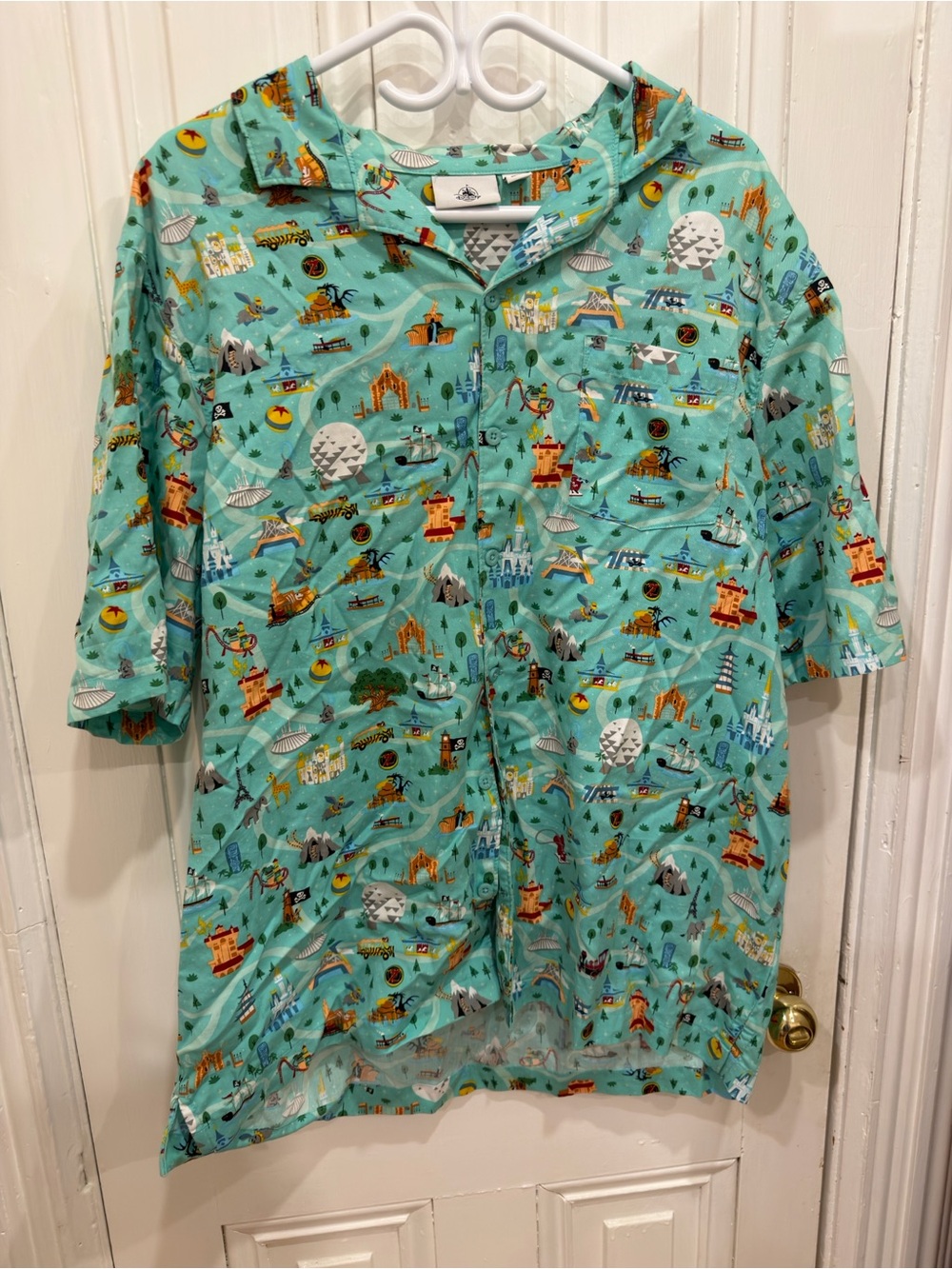 Wdw Disney Parks button up